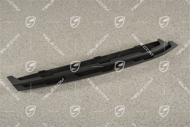 Disc / cover for front bumper retaining frame, Matt black,Turbo, L