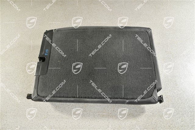 Cabrio / Targa, Notsitzrückenlehne / Rücksitz / Rückenlehne, Hinten, Leder / Alcantara, Schwarz mit Karminrot Naht Faden, GTS, L