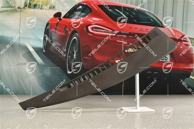 Dashboard defroster trim / cover, Agate Grey, R