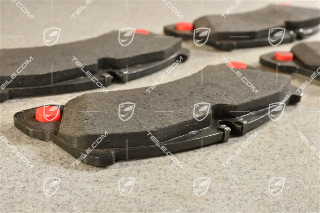 Brake pads, front axle