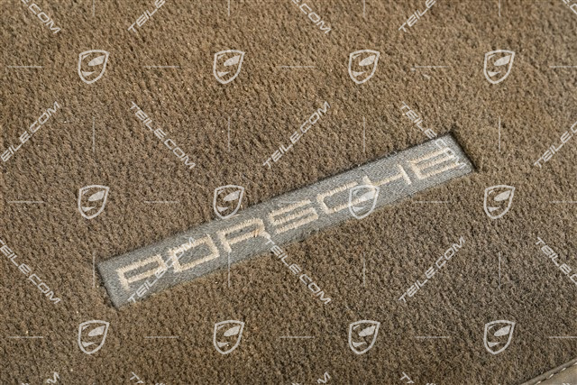 Komplet dywaników podłogowych, przód i tył, agate grey