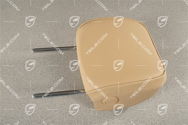 Headrest, leather, Luxor Beige