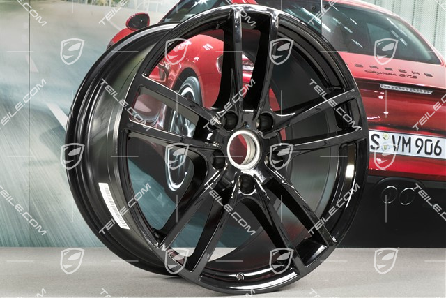 20" Felga Cayenne Sport, 10,5J x 20 ET55, czarny wysoki połysk