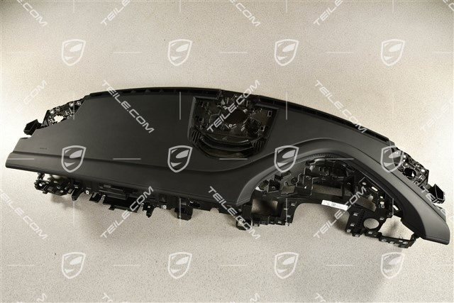 Dashboard / Instrument trim, upper part, w/o Head up display, Leather, Black