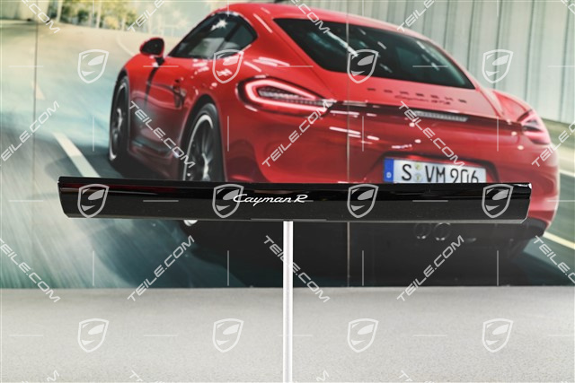 Blende / Zierleiste, Mitte, Schwarz Cayman R