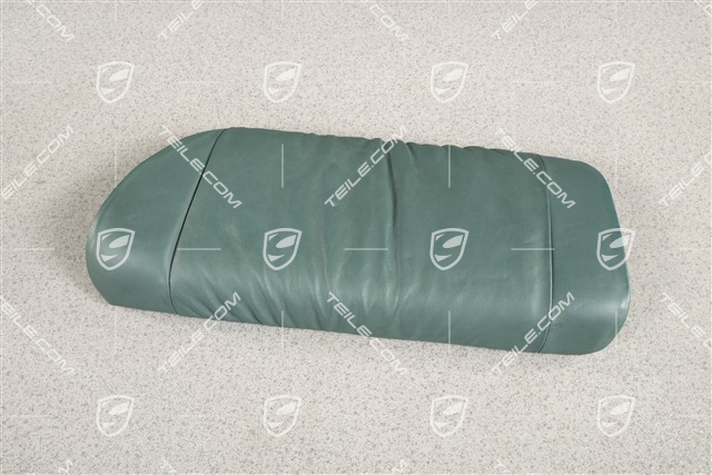 Lordosenstütze / Mittelteil, Raffleder, Nephritegrün, Cabrio, R