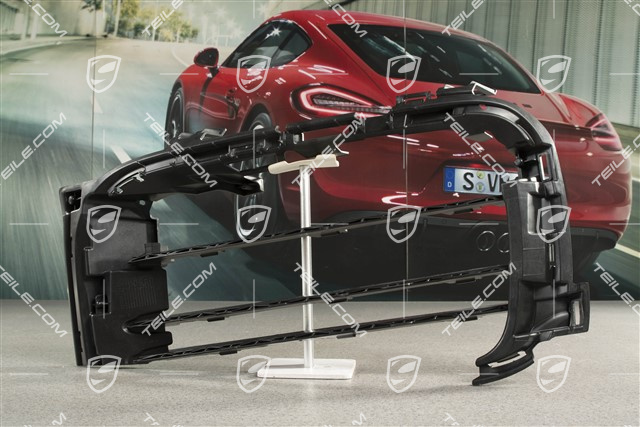 Front bumper, side ventilation grille, Black matte, Sport Design Package, L