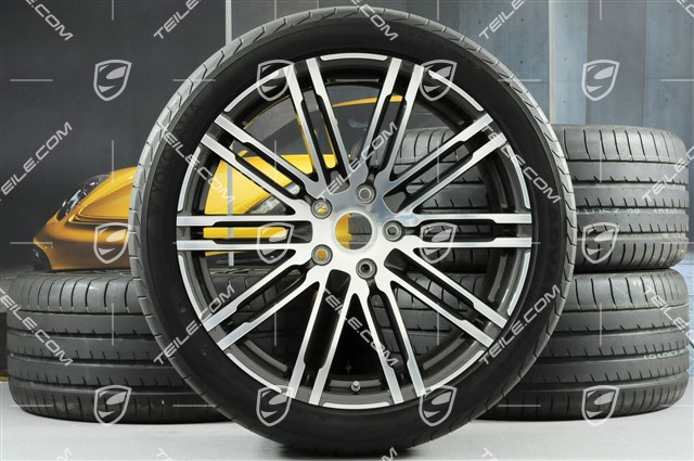 21" Komplet kół letnich Turbo III, felgi 10J x 21 ET50 + opony letnie Yokohama 295/35 R21, bez czujn