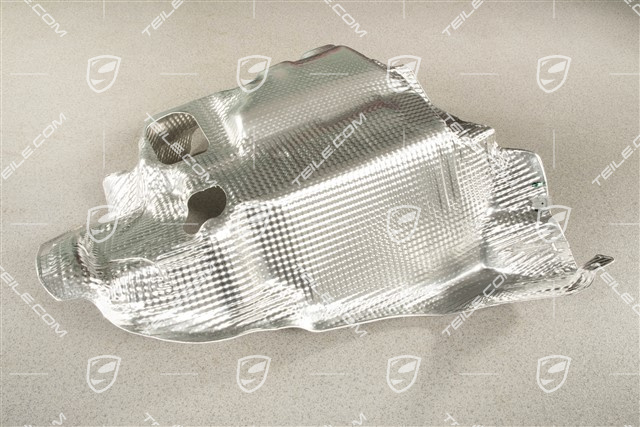 Heat shield, rear, L