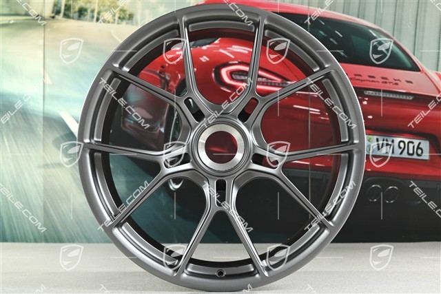 20-inch GT3 wheel rim, 9.5J x 20 ET46, dark silver