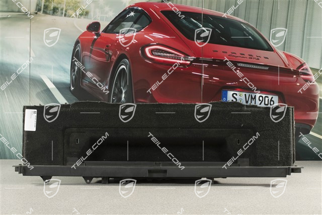 Blenda / osłona zamka, dolna, czarna