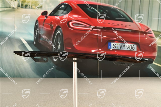 Disc / trim for front bumper retaining frame, upper, Black, R