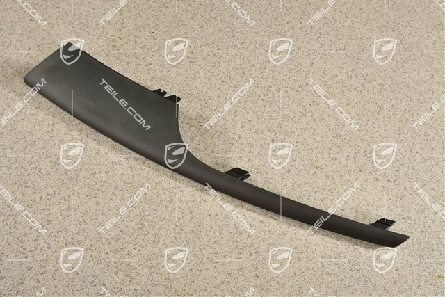 Front bumper disc / trim, lower, Satin Black, L