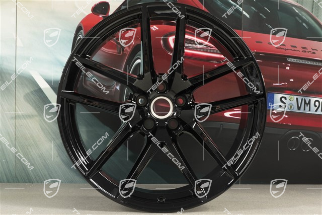 20" Felge "Macan S" 10J x 20 ET19, in Schwarz (hoch glanz)