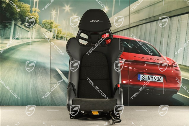 GT3 Carbon bucket seat, black/silver, R