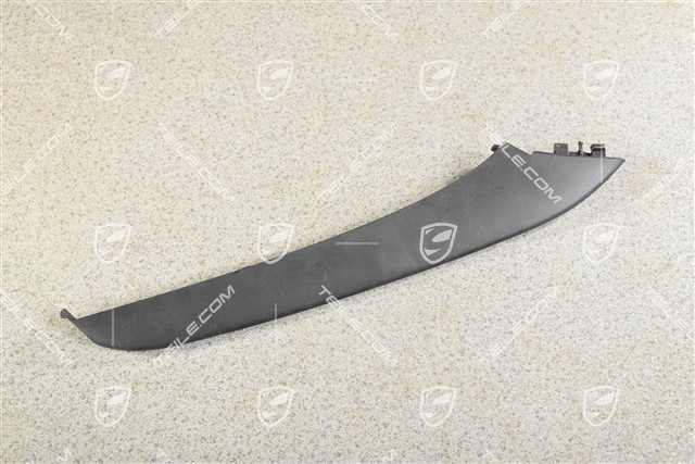 Lamelka / blenda kratki zderzaka, dolna, Czarna, R