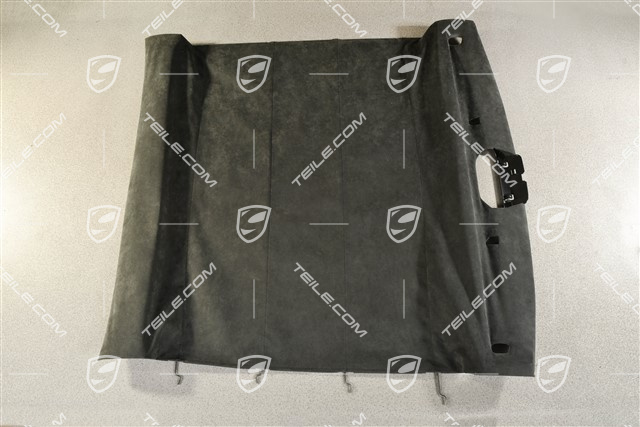 Tapicerka dachu, coupé bez szyberdachu, Alcantara, czarna