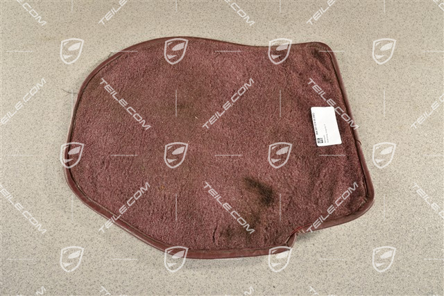 Bodenbelag / Fußmatte, Weinrot, Hinten, R