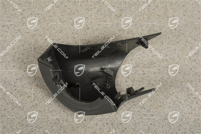 Aussenspiegel, Spiegelfuss, Abdeckkappe, Satinschwarz, L