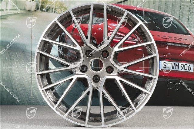 21" Komplet felg Cayenne RS Spyder, 11J x 21 ET49 + 9,5J x 21 ET46, do Cayenne Coupe