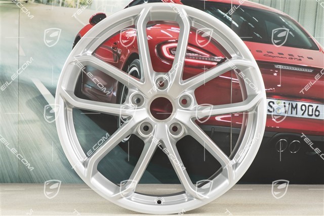 20" Felga GT4, 8,5J x 20 ET61, srebrny "blilliant silver"