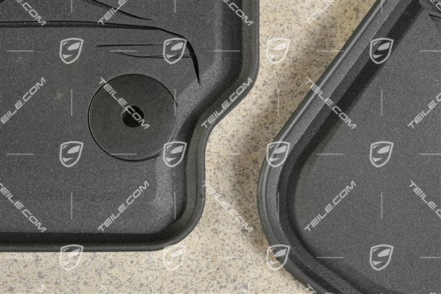 Fussmatte Gummi Satz, Schwarz, RHD