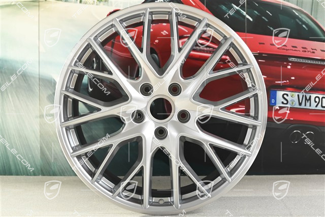 21-inch wheel rim Panamera Sport Design, 9,5J x 21 ET71, brilliant chrome