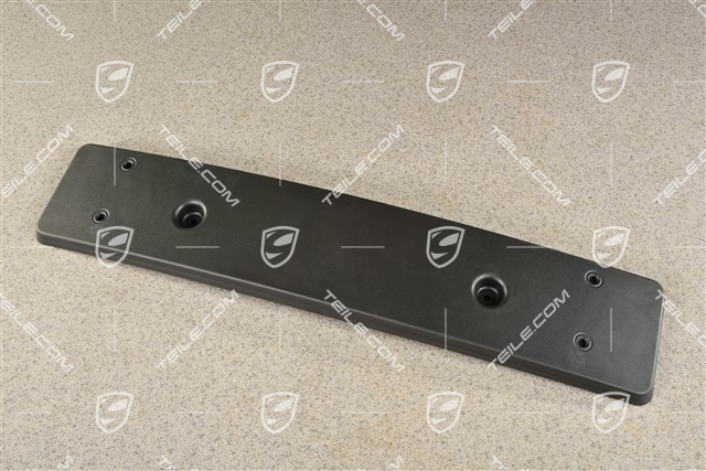 Front bumper licence plate support / holder