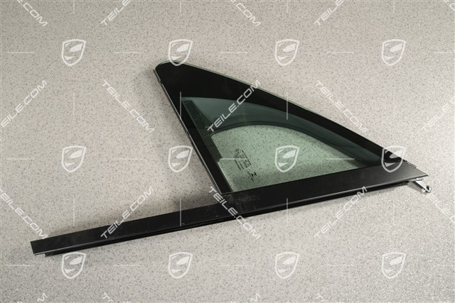 Quarter window, front door, front, Privacy heat insulating glass, Clear, L