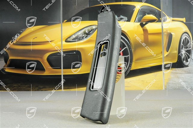 B-Säule Verkleidung, schwarz, Kunstleder, L B-Säule Verkleidung, schwarz, Kunstleder, L