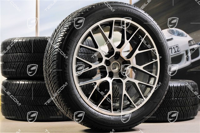20" "RS Spyder Design" koła zimowe, komplet, felgi 9J x 20 ET26 + 10J x 20 ET19, opony zimowe Michelin 265/45 R 20 + 295/40 R 20, z czujnikami ciśnien