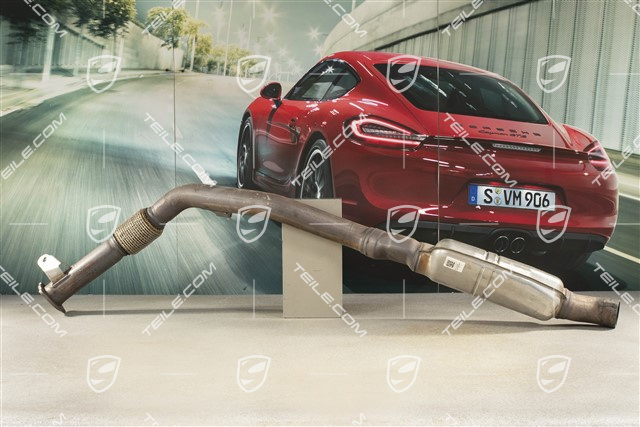 Exhaust pipe, with front silencer, 2.9L V6 BiTurbo, R