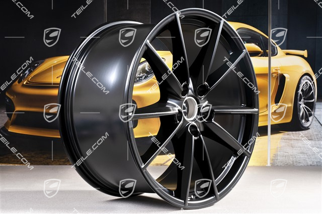 21" Felga Carrera S, 11J x 21 ET66, czarny satynowy mat
