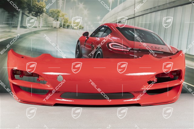 Front bumper, AeroKit Boxster, with headlamp washer, super-hot country