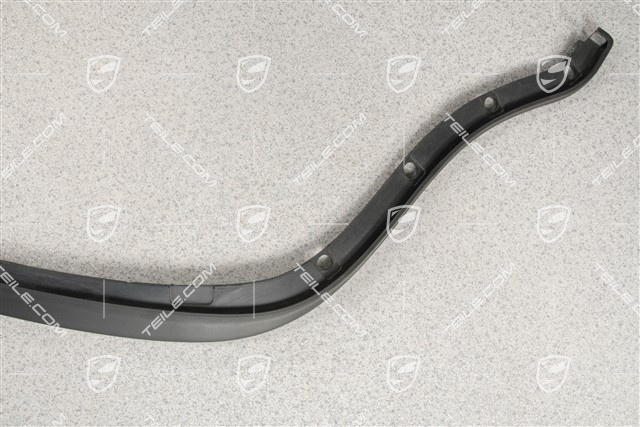 Front bumper seal, black, Turbo