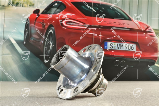 Wheel hub for central wheel lock, rear axle, L=R