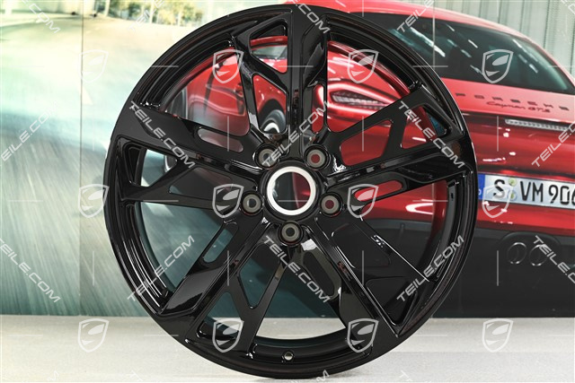 21" Felga Cross Turismo Design 9,5J x 21 ET60, czarny wysoki połysk