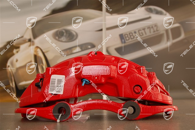 Zacisk hamulcowy, czerwony, L