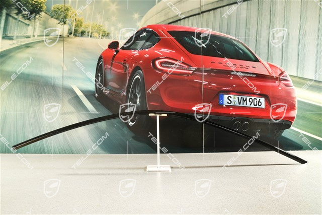 Zierleiste, seitlich, Schwarz Hochglanz, R