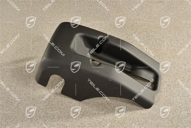 Housing for Steering column el. adjustable, Lower, Black