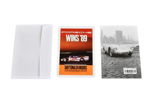 Porsche Blechkarte Daytona 962 10 cm x 15 cm