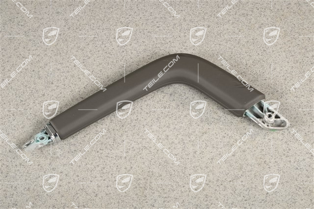 Grab handle centre console, Leather, Agate grey, L