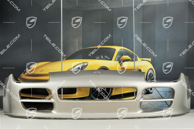 Front bumper lining, V6 / S, with headlight washer system - without PDC holes