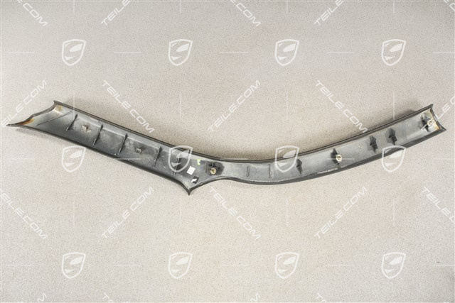 Tapicerka słupka-A, Coupe, Skóropodobna, Czarna, R