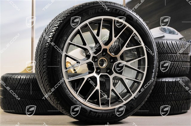 20" "RS Spyder Design" koła zimowe, komplet, felgi 9J x 20 ET26 + 10J x 20 ET19, opony zimowe Michelin 265/45 R 20 + 295/40 R 20, z czujnikami ciśnien