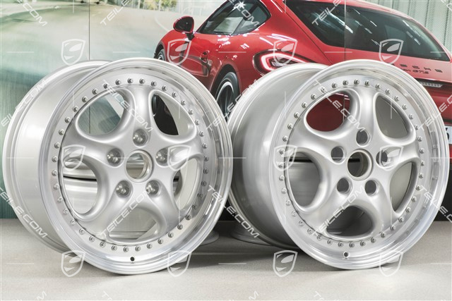 18" Carrera RS komplet felg, Speedline, 8J x 18 ET52 + 10J x 18 ET65