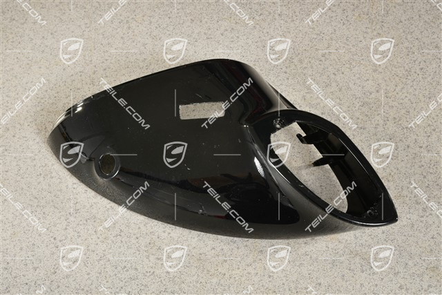 Spiegelgehäuse / Spiegel, Blende unten mit Real Top View, Lackierbar, L