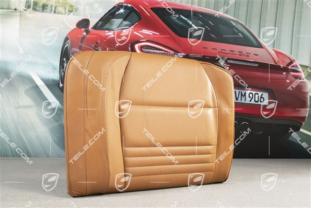 Oparcie tylnego siedzenia, skóra, Brązowy/Naturalny, Coupe, L