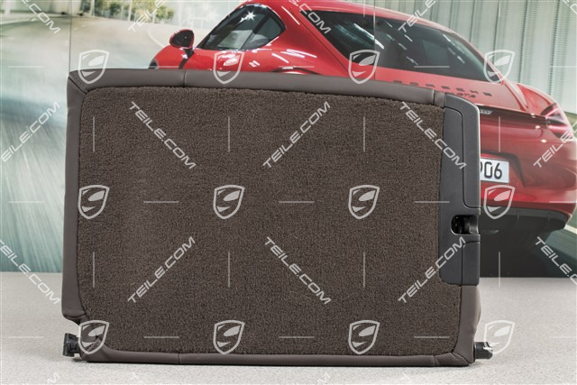 Notsitzrückenlehne, Hinten, Natur Leder, Espresso, Cabrio / Targa, R