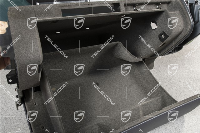 Schowek na rękawiczki, skóropodobny, sea blue, kompletny